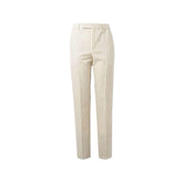 Celine White Wool Flared Pants